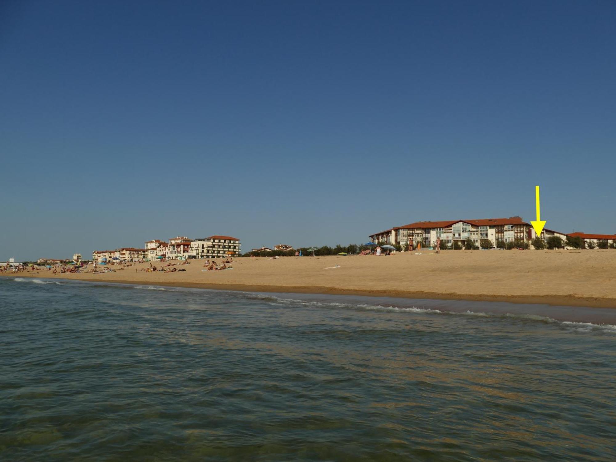 La Dune D'Or - Vue Mer, Studio Face A La Plage Avec Terrasse Soorts-Hossegor Exterior foto
